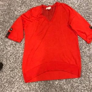 Michael kors sweater shirt-orange red color